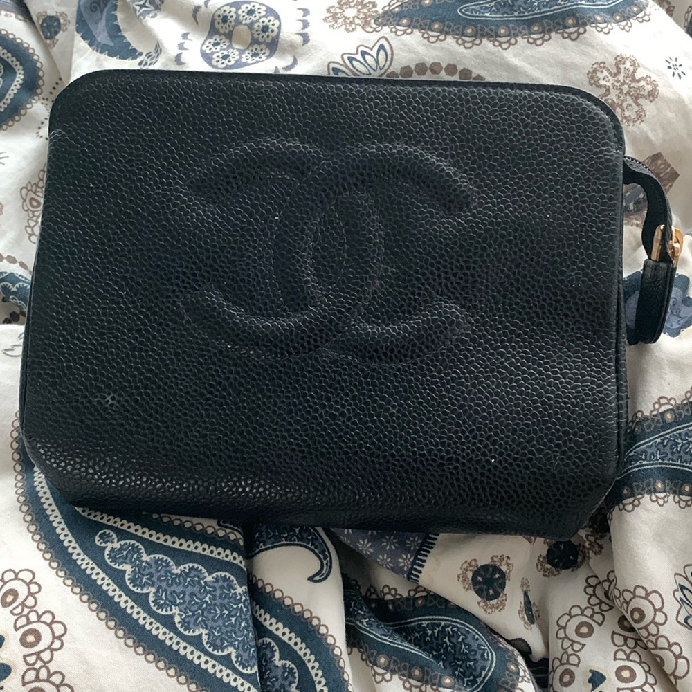 Vintage Chanel Timeless Pouch Cosmetic - Picture 2 of 11